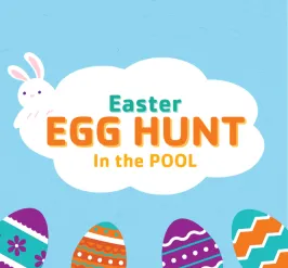 Easter Egg Hunt in the Pool